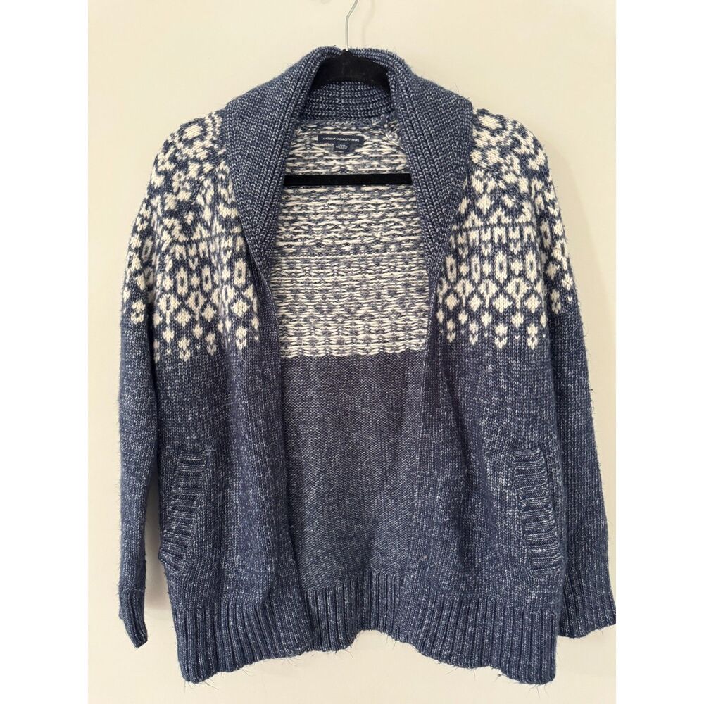 American Eagle Fair Isle Cardigan Size Small